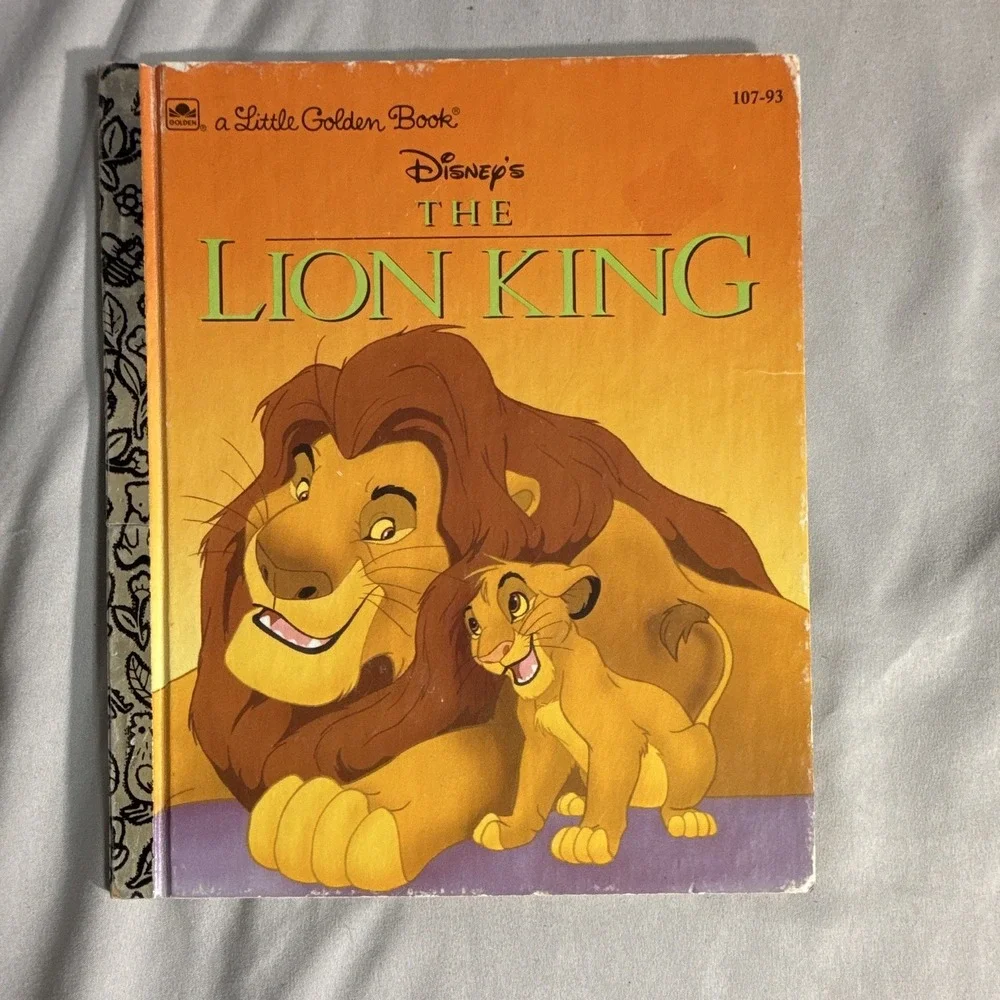 Little Golden Book Disney Lot: Aladdin, The Lion King, Mickey Mouse (1992/1994)